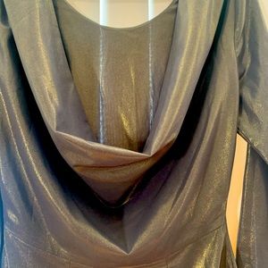 Cowl neck dress